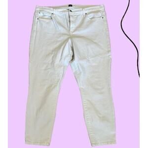 Women’s Gap White True Skinny Jeans 20/35R